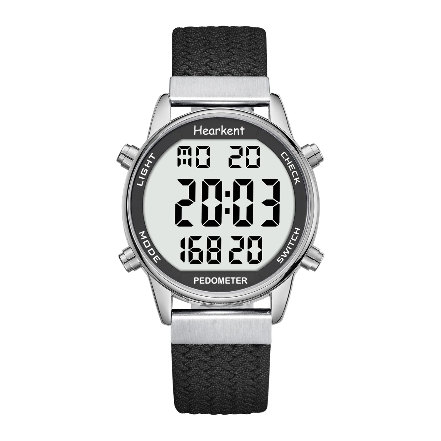 Hearkent Pedometer Sport Watches Step Counter Watch Women Digital Watches Calories Mile Stopwatch Countdown for Walking Tracker - Qoraheyhub