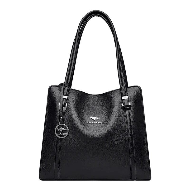 Genuine Brand High Quality Pu Leather Casual Tote Luxury Handbags Women Bags Designer Shoulder Top-handle Bags for Women Sac