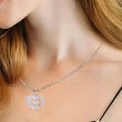 CAOSHI Graceful Heart Pendant Necklace for Women Delicate Butterfly Jewelry for Engagement Ceremony Romantic Accessories Gift Jewelrieshub XL1137 / 45cm XL1136 / 45cm XL1137 / 45cm-XL1136 / 45cm-