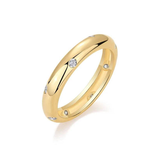 925 Sterling Silver 2mm Moissanite Engagement Ring Yellow Gold Color Ring Fo Women Jewelrieshub Yellow Gold Color / 9 Yellow Gold Color / 8 Yellow Gold Color / 7 Yellow Gold Color / 9-Yellow Gold Color / 8-Yellow Gold Color / 7-Yellow Gold Color / 6-Yellow Gold Color / 5-