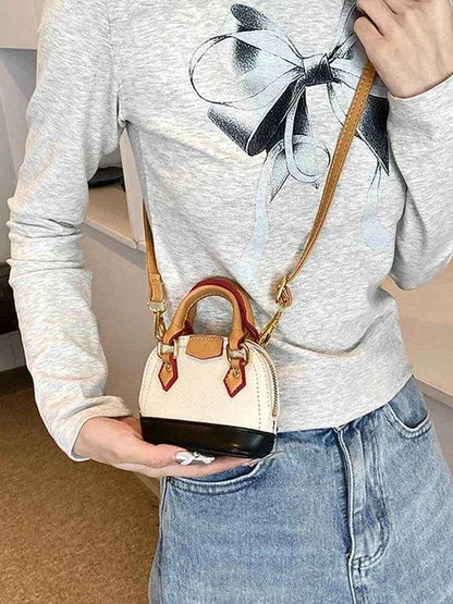 High-Grade Sense Mini Bags for Women 2024 New PU Leather Zipper Crossbody Bag Fashion Lipstick Earphone Coin Purse