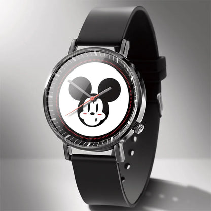 Disney Mickey Minnie Mouse Girl  Boy Children's Kids Watch Women Cute Male Female Couple Wrist Watches Birthday Gifts - Qoraheyhub