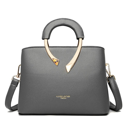 GENUINE VANDERWAH High Quality Pu Leather Casual Tote Luxury Handbags Women Bags Designer Shoulder Crossbody Bags for Women 2025