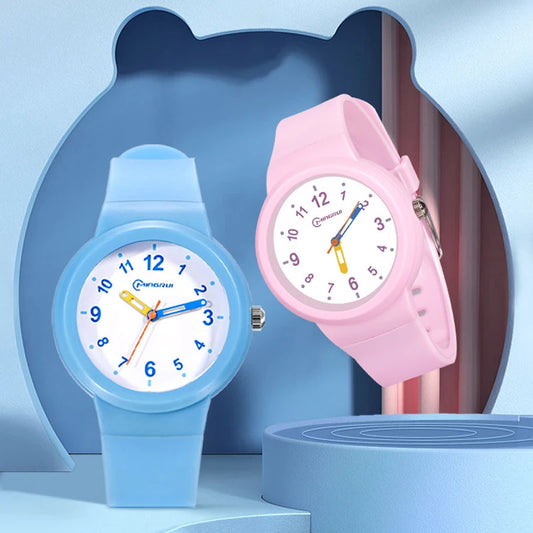 UTHAI CA03 3-12 Year Old Children's Watch Fashion Simple Sports Comfortable Waterproof High Boys Girls Quality Quartz Watches - Qoraheyhub