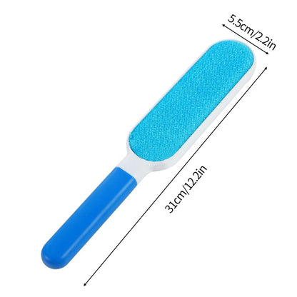 Magic Clothes Lint Remover Reusable Pet Cat Hair Fur Roller Brush Reusable Static Dusting Cleaning Brushes Manual Cleaner Tool - Qoraheyhub