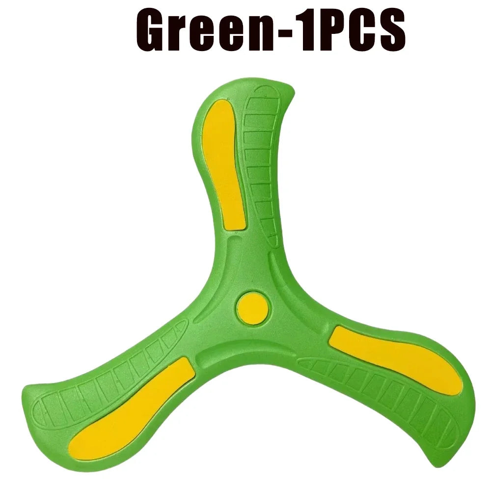 1-20PCS Kids Triangle Boomerang EVA Foam Flying Disc Outdoor Sports Toy Family Parent Child Interactive Game Birthday Gift - Qoraheyhub