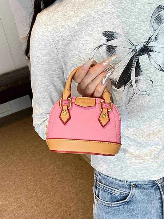 High-Grade Sense Mini Bags for Women 2024 New PU Leather Zipper Crossbody Bag Fashion Lipstick Earphone Coin Purse