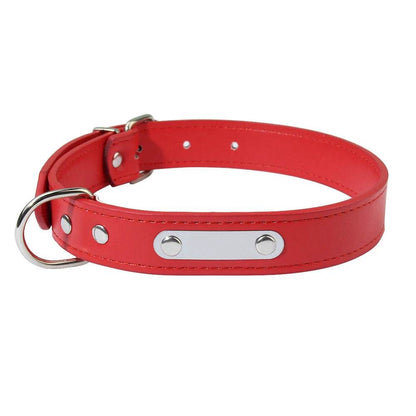 Customized PU Leather Dog Collar Soft Padded Dogs Collars Free Engraving Name for Small Medium Large Dogs Cat Adjustable XS-XL Qoraheyhub Black / S Black / M Black / L Black / S-Black / M-Black / L-Black / XL-Black / XS-Red / XL-Pink / XS-Pink / S-Pink / M-Red / XS-Red / S-Red / M-Red / L-Navy Blue / M-Navy Blue / L-Navy Blue / XL-Brown / XS-Pink / L-Pink / XL-Navy Blue / XS-Navy Blue / S-Brown / S-Brown / M-Brown / L-Brown / XL-