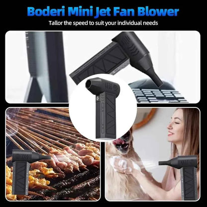130000 RPM Mini Air Blower Electric Turbo Jet Fan Air Duster 3 Gear Turbo Violent Blower Rechargeable Industrial Duct Fan
