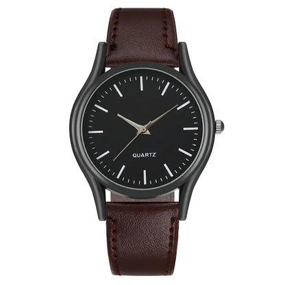 Reloj Hombre Watches for Men Business Mens Watch Luxury Leather Bracelet Quartz Wristwatch Casual Clock Gift Montres Hommes - Qoraheyhub