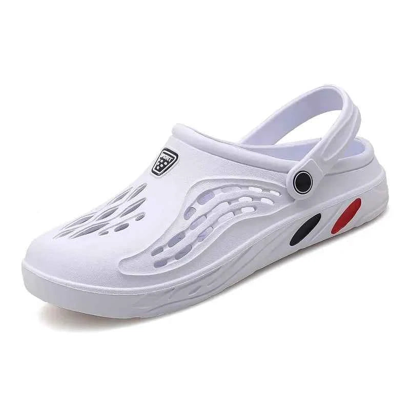 Men Sandals Lightweight Casual Shoes EVA Soft Sole Hole Shoes Plus 49 Clogs Outdoor Beach Falt Slippers Garden Shoes