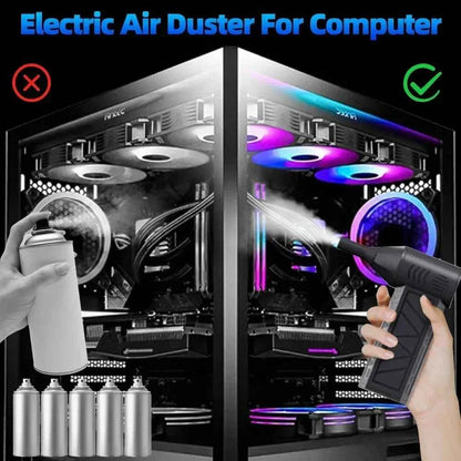 130000 RPM Mini Air Blower Electric Turbo Jet Fan Air Duster 3 Gear Turbo Violent Blower Rechargeable Industrial Duct Fan
