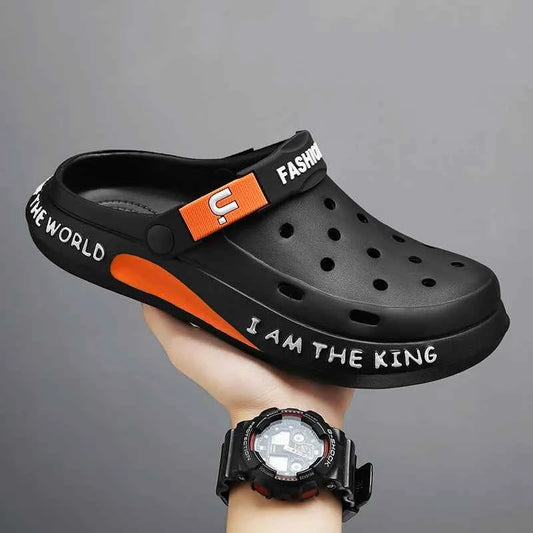 Summer Outdoor Soft Bottom Slip Flops Men's Beach Shoes Unisex Garden Clogs Shoes Slippers Sandals for Men and Women