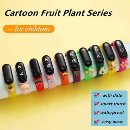 Waterproof Sports Watch for Kids Cartoon Dinosaur Unicorn Toys Children Led Digital Electronic Watch for Boys Girls Bracelet - Qoraheyhub