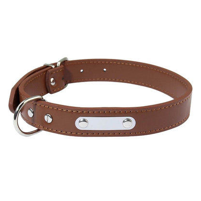 Customized PU Leather Dog Collar Soft Padded Dogs Collars Free Engraving Name for Small Medium Large Dogs Cat Adjustable XS-XL Qoraheyhub Black / S Black / M Black / L Black / S-Black / M-Black / L-Black / XL-Black / XS-Red / XL-Pink / XS-Pink / S-Pink / M-Red / XS-Red / S-Red / M-Red / L-Navy Blue / M-Navy Blue / L-Navy Blue / XL-Brown / XS-Pink / L-Pink / XL-Navy Blue / XS-Navy Blue / S-Brown / S-Brown / M-Brown / L-Brown / XL-