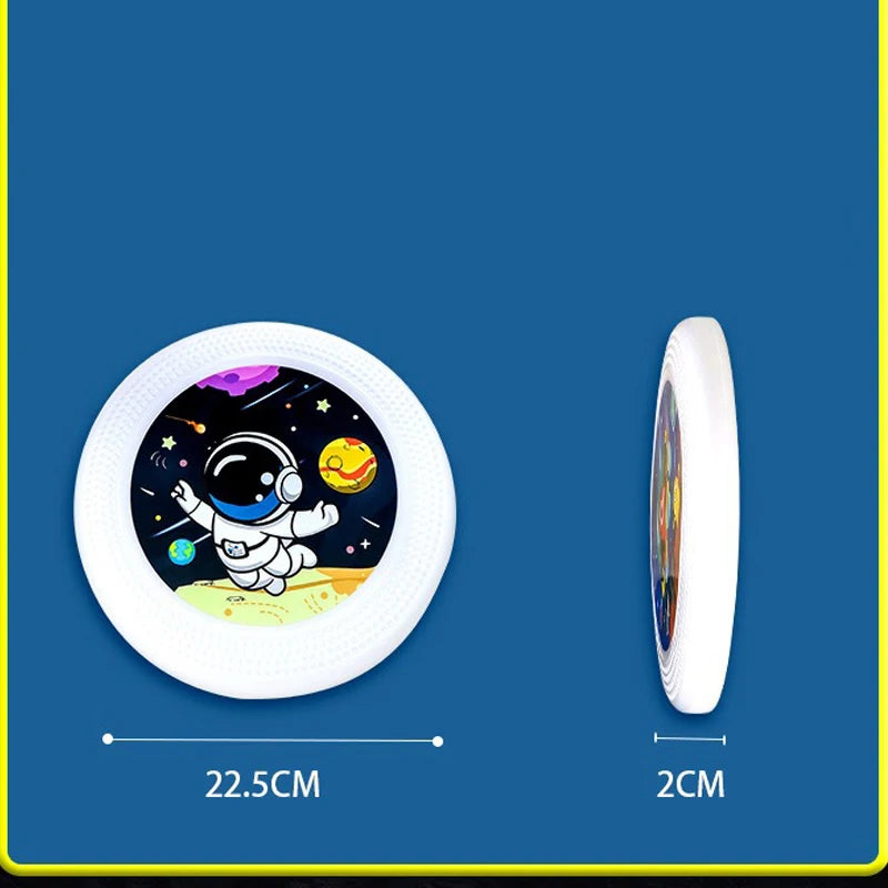 Outdoor Sports Flying Disk Led Flying Saucer Children Hand Throwing Disc Parent-Child Interactive Toys Dogs Flying Saucer Game - Qoraheyhub
