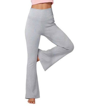 Flare Leggings For Women Low Rise Fold Over Flared Yoga Pants Slim Bootcut Leggings Ladies Comfy Workout Pants Pink Causal