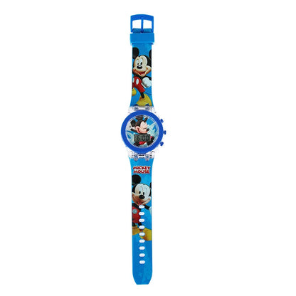 Flash Light Spiderman Kids Watches For Boys Cartoon shark Mickey Children Watch Girls Student Digital Clock Gifts Toy - Qoraheyhub