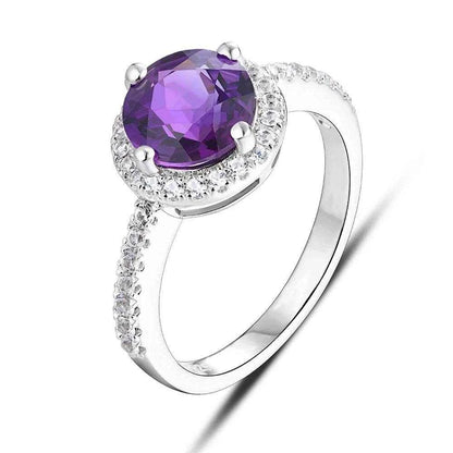 Zultanite султанит изменение цвета Silver Ring Women Fashion 2.3 Carats Created Diaspore S925  Wedding Band Color Change Stone
