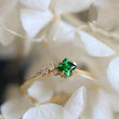 CAOSHI Stylish Wedding Band Chic Proposal Ring with Bright Green Zirconia Graceful Fashion Finger Jewelry for Wedding Ceremony Jewelrieshub 7 / Q576 6 / Q576 9 / Q576 7 / Q576-6 / Q576-9 / Q576-8 / Q576-10 / Q576-