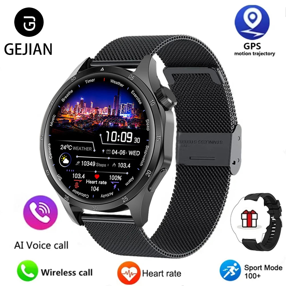 For HUAWEI GT5 Pro GPS NFC Smart Watch Men 360*360 AMOLED Screen Heart rate Bluetooth Call IP67 Waterproof Man Smartwatch 2025 - Qoraheyhub