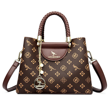 Woven Handle Genuine Brand High Quality Leather Casual Tote Luxury Handbags Women Bags Designer Shoulder Hand Bags for Women Sac