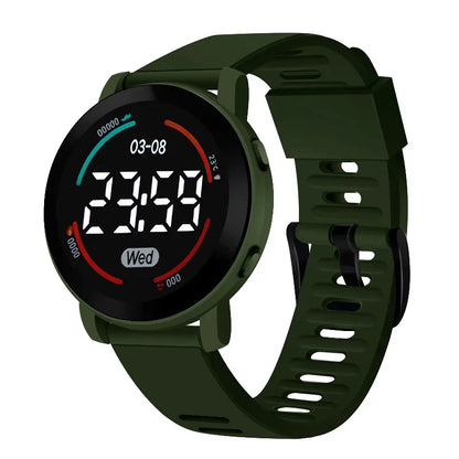 Children's Watches Fashion Digital Watches for Kids Waterproof Sport LED Electronic Wristwatch Simple Boys Girls Student Clock - Qoraheyhub