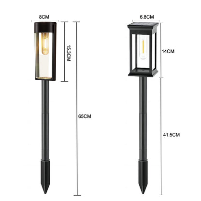 LED Solar Outdoor Pathway Lights Tungsten Filament Bulb Solar Path Walkway Lighting Waterproof Landscape Yard Lawn Driveway Qoraheyhub Solar Pathway Lamp C / 2pcs Solar Pathway Lamp A / 2pcs Solar Pathway Lamp B / 2pcs Solar Pathway Lamp C / 2pcs-Solar Pathway Lamp A / 2pcs-Solar Pathway Lamp B / 2pcs-
