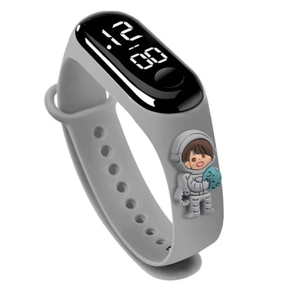 Waterproof Sports Watch for Kids Cartoon Dinosaur Unicorn Toys Children Led Digital Electronic Watch for Boys Girls Bracelet - Qoraheyhub