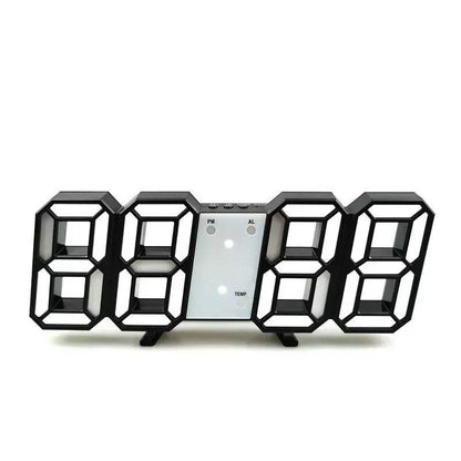 Purchase Products Clock 3D LED Digital Alarm Clock Wall Clock Time/date/temperature For Home/kitchen/office Clocks Decor Garden Qoraheyhub 03 02 05 03-02-05-04-01-07-06-08-