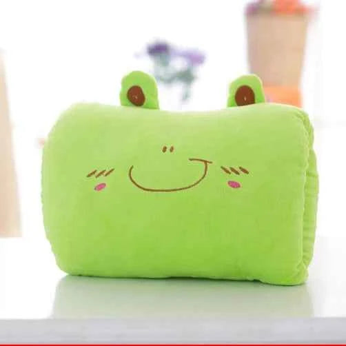 Cute Cartoon Animal Plush Hand Warmer Cushion Soft Pillow for Home Room Decoration, Camping Outdoor & Kids Toddlers Gift