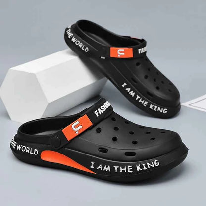 Summer Outdoor Soft Bottom Slip Flops Men's Beach Shoes Unisex Garden Clogs Shoes Slippers Sandals for Men and Women