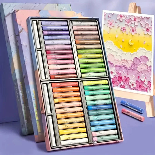 1pc of Ultra-Soft Oil Painting Stick Set, Washable Macaron-Colored Crayons for Graffiti And DIY Art. - Qoraheyhub