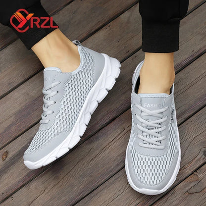 YRZL Tennis Shoes for Men Lightweight Sneakers High Quality Breathable Outdoor Athletic Jogging Sport Running Walking Man Shoes