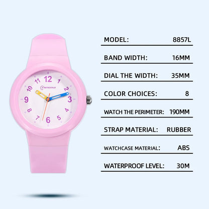 UTHAI CA03 3-12 Year Old Children's Watch Fashion Simple Sports Comfortable Waterproof High Boys Girls Quality Quartz Watches - Qoraheyhub
