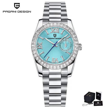 PAGANI DESIGN 2024 New 32MM Women's Wristwatch Elegant Luxury Quartz Watch For Women Fashion Waterproof Watches Sapphire Clock - Qoraheyhub