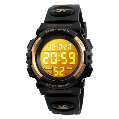 SKMEI 1266 Children's Watches for Boy Girl Color LED Display Digital Alarm Clock Waterproof Sports Kids Wristwatches 1548 Reloj - Qoraheyhub