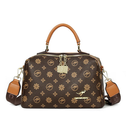 Genuine Luxury Women Handbags and Purses Brand Designer Crossbody Bags High Quality Printed Leather Shoulder Messenger Bag Totes