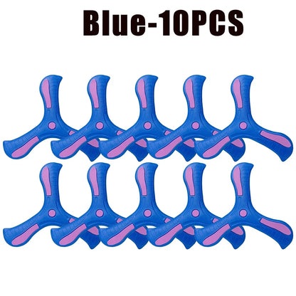 1-20PCS Kids Triangle Boomerang EVA Foam Flying Disc Outdoor Sports Toy Family Parent Child Interactive Game Birthday Gift - Qoraheyhub