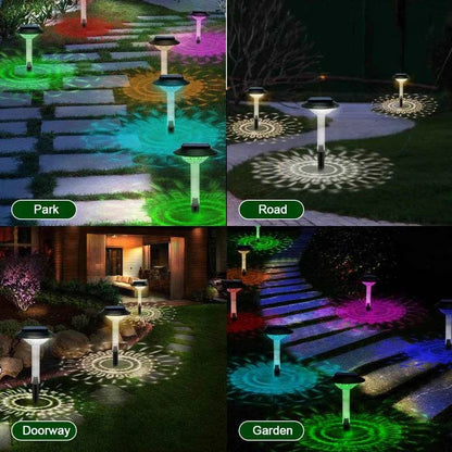 Solar Pathway Lights Outdoor Solar Pathway Garden Lamp Waterproof Landscape Lights Walkway Driveway Lawn Patio Garden Decor