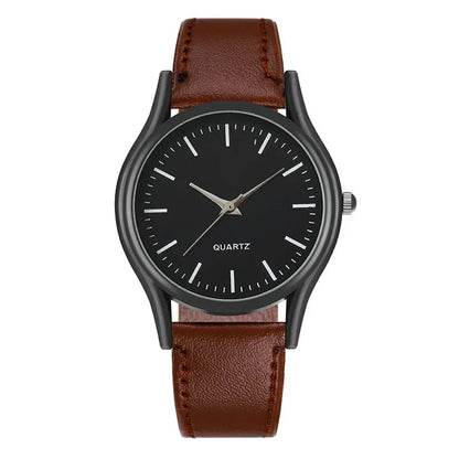 Reloj Hombre Watches for Men Business Mens Watch Luxury Leather Bracelet Quartz Wristwatch Casual Clock Gift Montres Hommes - Qoraheyhub