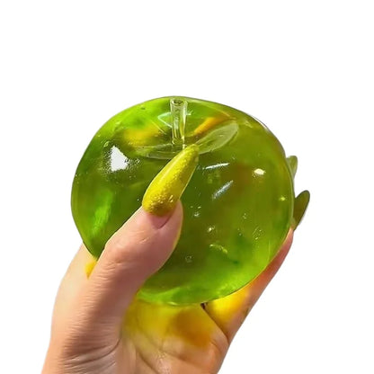 Green Apple Squeeze Toys Relieve Stress and Vent Anger Fidget Toys Plasticity Squeeze toys To Relieve Stress for Friends - Qoraheyhub
