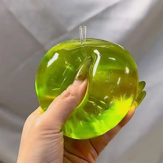 Green Apple Squeeze Toys Relieve Stress and Vent Anger Fidget Toys Plasticity Squeeze toys To Relieve Stress for Friends - Qoraheyhub