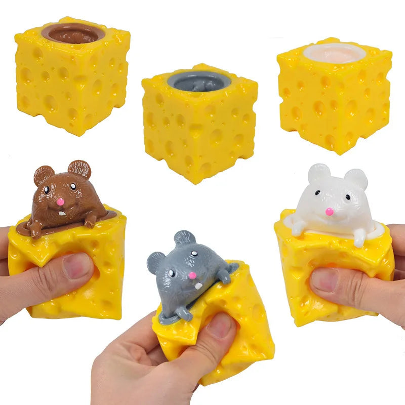 Multiple Types Pop Up FunnySqueeze Anti-stress Toy Hide and Seek Figures Stress Relief Fidget Toys for Kids Adult - Qoraheyhub
