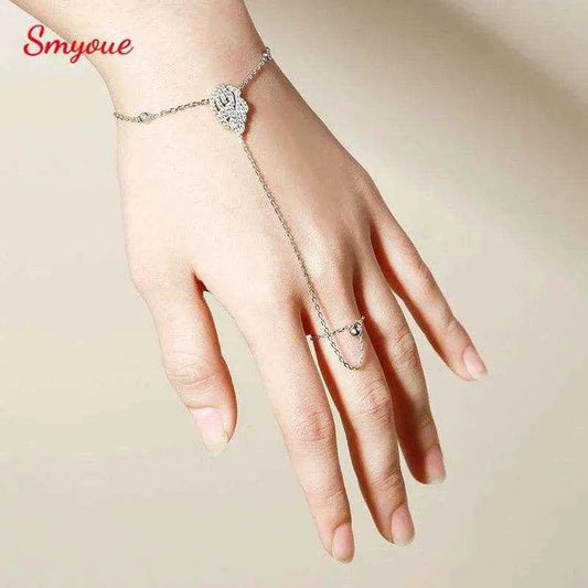 Smyoue 14-19CM Certified All Moissanite Bracelet for Women Sparkling Adjustable Sterling Silver 925 Haesh Sheli By ShiranAloni