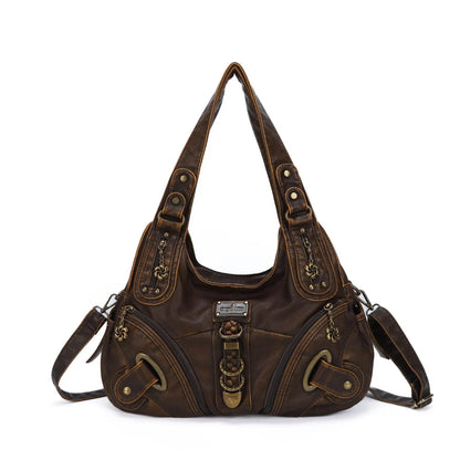 Angelkiss Women Handbags Leopard Bag Top-handle Handbag Fashion Satchel Dumpling Pack Shoulder Bag Tote Bag Hobos Large Purse - Jewelrieshub - - jewelrieshub.com - Jewelrieshub - 