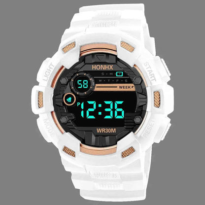 Military Men Watch Men's Digital Watches Sports Electronic Wristwatch 50MM Large Dial Clock Waterproof Sport Watch for Boy Child