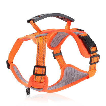 New Vest Walking Traction Rope Cat Harness with Reflective Strip Dog Collar Breathable Mesh Harness for Small Medium Pet Cat Dog