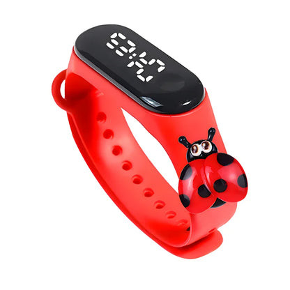 Waterproof Sports Watch for Kids Cartoon Dinosaur Unicorn Toys Children Led Digital Electronic Watch for Boys Girls Bracelet - Qoraheyhub