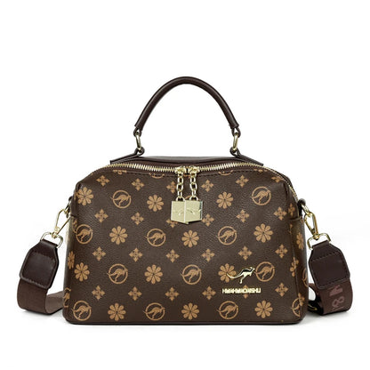 Genuine Luxury Women Handbags and Purses Brand Designer Crossbody Bags High Quality Printed Leather Shoulder Messenger Bag Totes